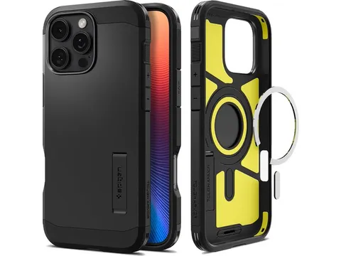 Spigen iPhone Hoes 16 Pro Max Zwart