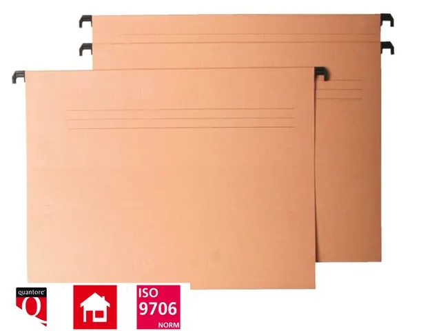 Hangmap Quantore ICN1 A4 V-bodem chamois