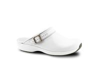 Wave Klompen, Carbon Wit Maat 42 Leder