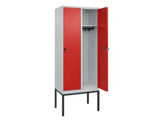 locker,HxBxD 2120x800x500mm,2vak,vak B 400mm,draaigrendel - 2
