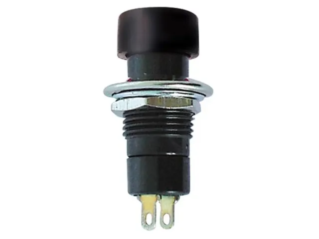 Bouton-Poussoir Off-(On) Noir