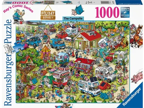 Puzzel Ray Comics Holiday resort 1 The campsite 1000 stukjes