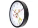 Buitenklok Nextime dia 30.5cm Silene cijfers, zwarte rand witte wijzer