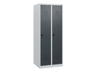 schoollocker,HxBxD 1530x600x500mm,2vak,vak B 300mm,draaigrendel - 2