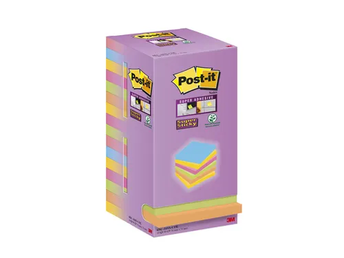 Memoblok 3M Post-it 654 76x76mm color notes