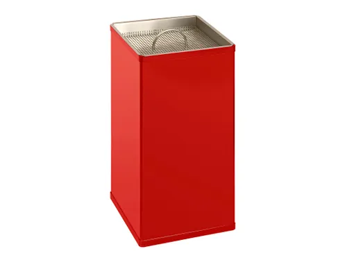 Zandasbak vierkant Rood