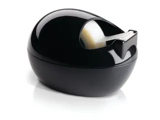 Plakbandhouder Scotch by Karim Rashid zwart + 1 rol magic tape 19mmx7. - 2