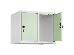 opzetkast,v. locker,2vak.,vak B 300mm,HxBxD 500x600x500mm,draaigrendel