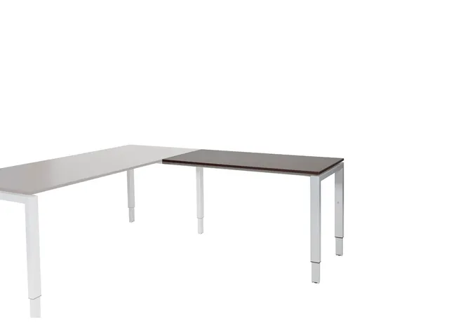 Domino Aanbouw Hoogte Verstelbaar 1200x600mm Logan Eiken 25mm Alu