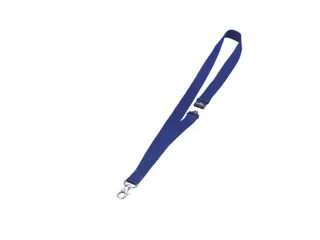 Textielkoord Donkerblauw met veiligheidssluiting - 1