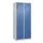 Z-garderobekast,HxBxD 1850x800x500mm,vak B 200/400mm,draaigrendel