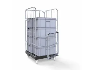 rolcontainer,draagverm. 500kg,laadvl. LxB 801x664mm - 7