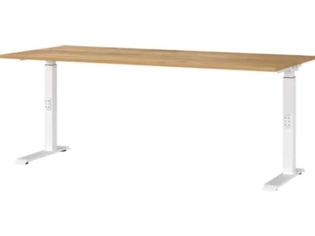 In hoogte verstelbaar bureau,HxBxD 680-910x1800x800mm