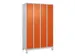 locker voor scheiding van kleding,HxBxD 1950x1200x500mm,4vak