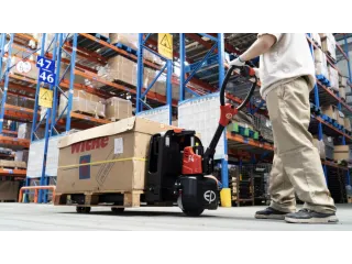 Elektrische palletwagen,draagverm. 1500kg,vork L 1150mm - 6