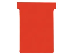 T-planbordkaarten index 3, ft 120 x 92 mm, rood