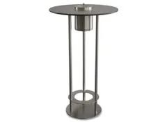 Rokersstatafel Hxd 1130X675Mm Tafelblad Mdf Rvs