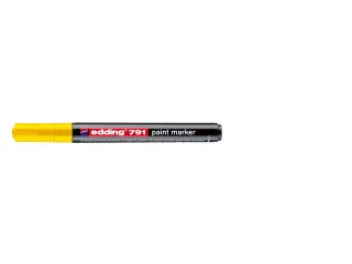 Paintmarker edding 791 alcoholbasis 1-2mm geel - 2