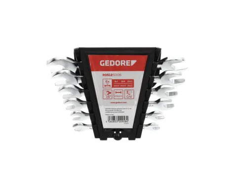 R05125006 Dubbele steeksleutelset kort SW6-17mm 6-delig