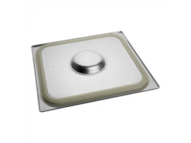 Caterchef RVS Deksel met siliconen rand 2/3 GN