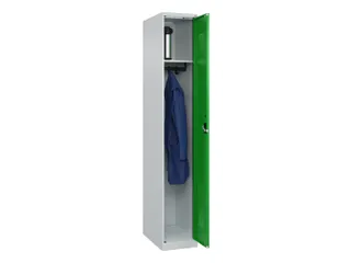 locker,HxBxD 1850x300x500mm,1vak,vak B 300mm,cil.-slot,staand op vloer - 1