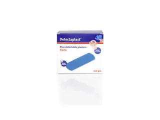 Detectaplast pleister elastisch X-Ray blauw 25x72mm 100 Stuks - 1