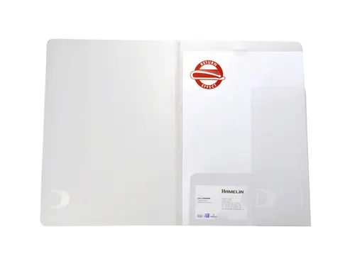 Offertemap Oxford A4 met insteektas 2 kleppen 0,5mm PP transparant