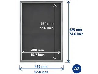 Europel Kliklijst Premium A2 25mm Zilver - 3
