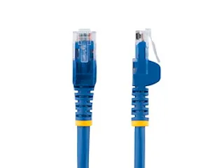 7,5m CAT6 kabel patchkabel snagless RJ45 connectors koper ETL blauw - 2