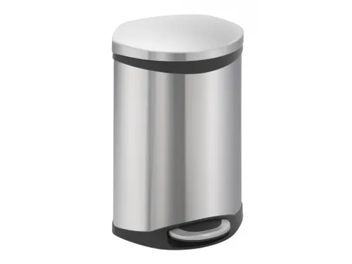 Pedaalemmer Shell Bin 10 Liter Mat RVS