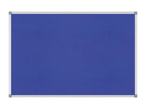 Prikbord MAULstandaard 90x180cm Textiel Blauw