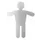 Pictogram Pico Symbool WC Heren RVS