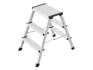 vouwtrapje bordes H 600mm 2x3treden HxBxD 600x445x640mm aluminium - 3
