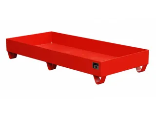 Systeem-Opvangbak 3x 200l Opvangvol. 217l 275x 1800x 800mm Ral 3000 - 1