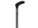 Wandelstok Able2 opvouwbaar carbon soft handvat zwart