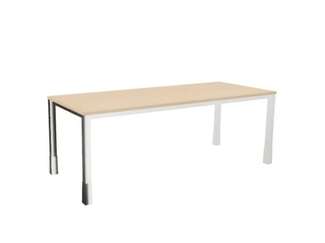 In hoogte verstelbaar bureau,HxBxD 720-840x2000x800mm,NE-esdoorn
