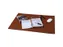 Bureauonderlegger Alassio echt leder cognac 65x45cm
