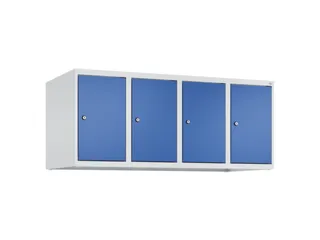 opzetkast,v. locker,4vak.,vak B 300mm,HxBxD 500x1200x500mm,vleugeldeur - 1