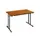 Klaptafel Vrijstaand 120x70 Cm Onderstel Zwart Blad Kersenhout