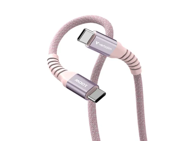 S+C Magnetische Usb-C Kabel roze 100W 31857 480Mbps 1.20m
