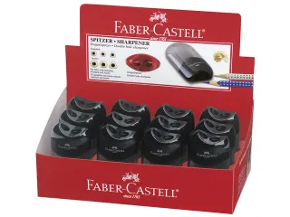 Puntenslijper Faber-Castell met afvalkoker zwart - 4