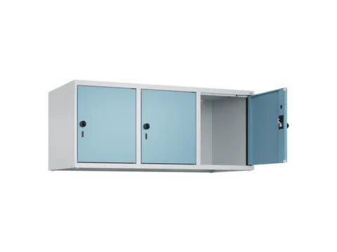 opzetkast,v. locker,3vak.,vak B 400mm,HxBxD 500x1200x500mm