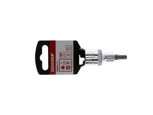 GEDORE RED R62550510 Schroevendraaierbit 1/2 inch 5mm lengte 55mm