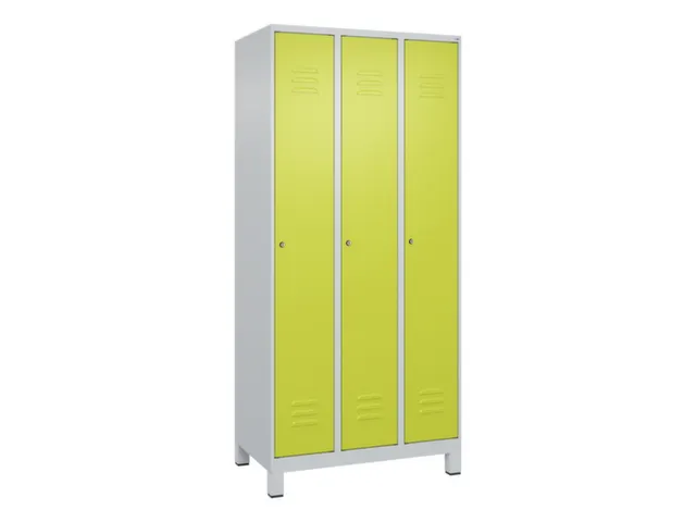 locker voor scheiding van kleding,HxBxD 1950x900x500mm,3vak