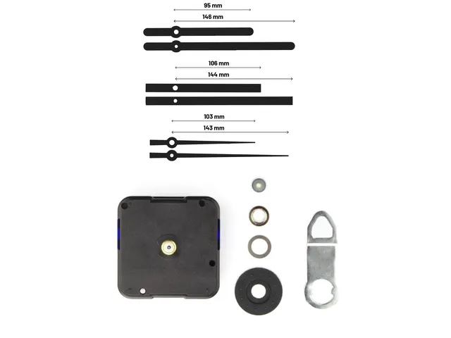 Klokwijzers Nextime set M met stil uurwerk