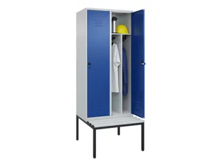locker voor scheiding van kleding,HxBxD 2120x800x815mm,2vak - 3