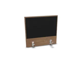 opzetpaneel,v. bureau,aanbouw achter,B 600mm,NT-cherry,BN8033-zwart - 1
