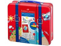 Viltstiften Faber-Castell Connector in reiskoffer, inhoud 46 stuks