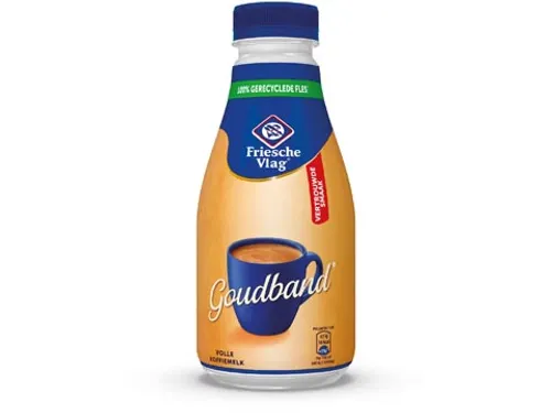 Goudband Volle Koffiemelk Fles 300 ml