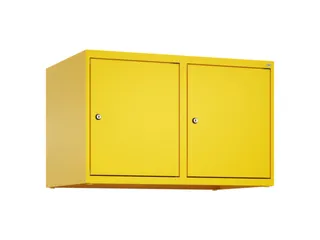 opzetkast,v. locker,2vak.,vak B 400mm,HxBxD 500x800x500mm,cilinderslot - 2